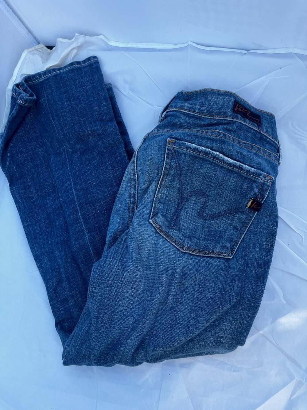 Citizens of Humanity Kelly Low Waist Jeans Size 28 Blue Denim